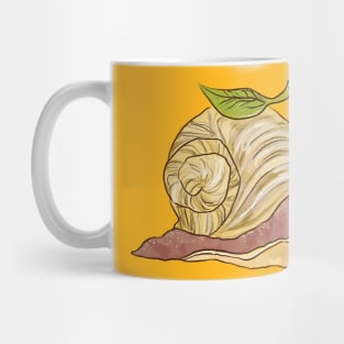 Cottagecore Snail Mug